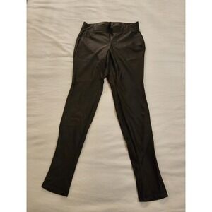 Torrid Black Faux Leather Leggings Pull On Stretch Pants Size 00